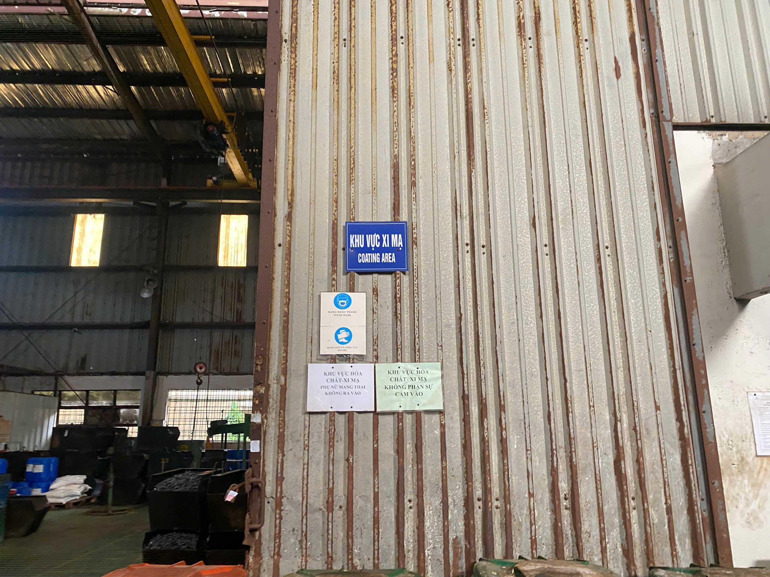 Electroplating Area